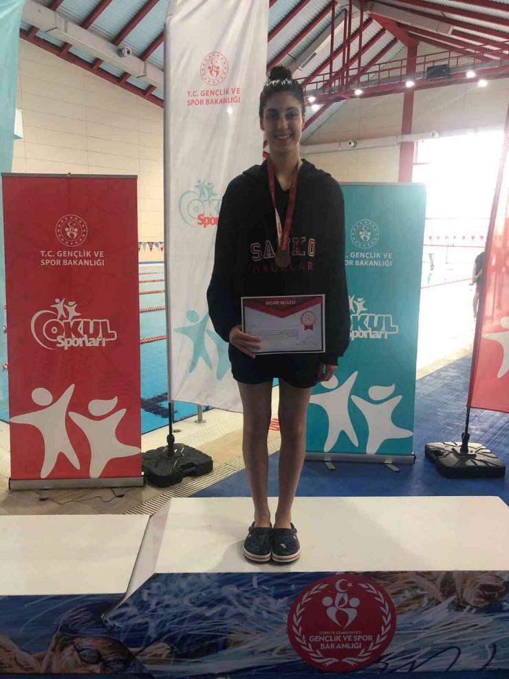 Sanko Okulları Öğrencilerinin Yüzmede Türkiye Başarısı