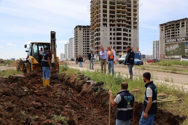 Diski’den Yeni İmar Alanlarına İçme Suyu Hattı