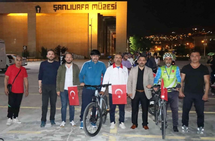 Şanlıurfa’da Gençlik Bayramı İçin Pedal Çevirdiler