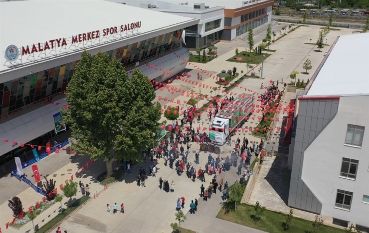 "spor Aşkı Engel Tanımaz" Tırı Malatya’da