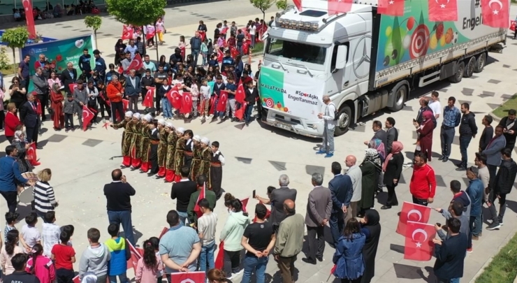 "spor Aşkı Engel Tanımaz" Tırı Malatya’da