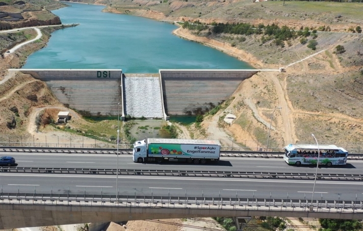 "spor Aşkı Engel Tanımaz" Tırı Malatya’da