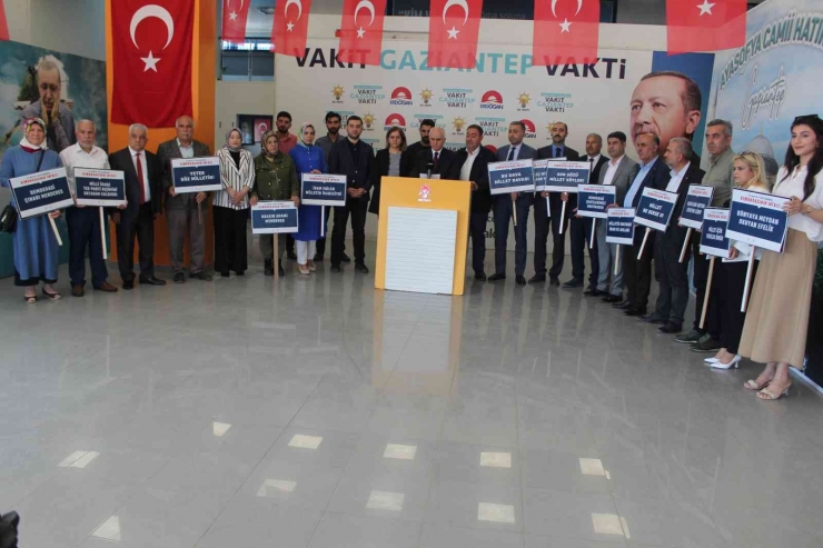 Ak Parti Gaziantep’ten ’27 Mayıs’ Açıklaması