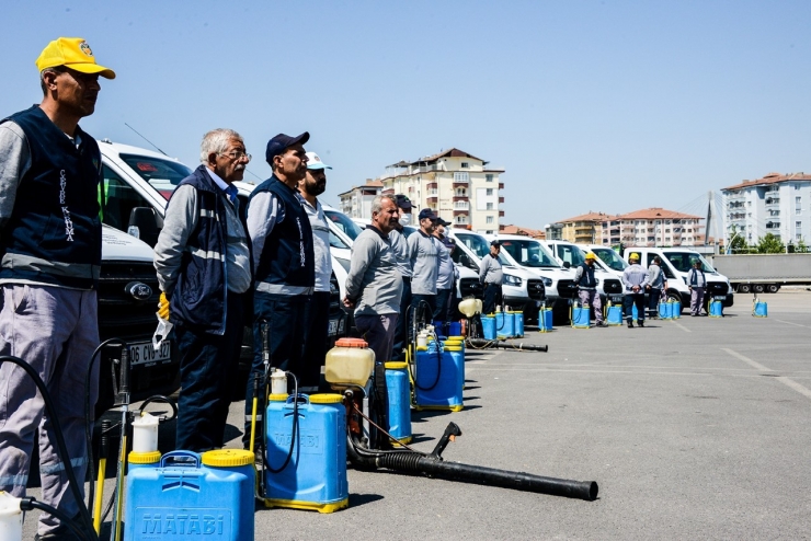 Malatya’da İlaçlama Çalışmalarına Hız Verildi