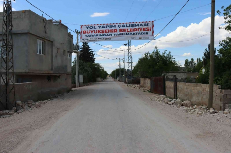 Şanlıurfa’da Stabilize Yol Çalışması