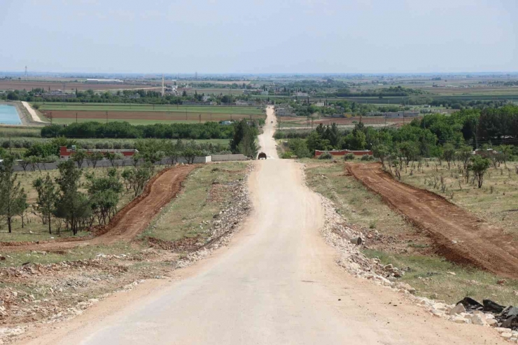 Şanlıurfa’da Stabilize Yol Çalışması