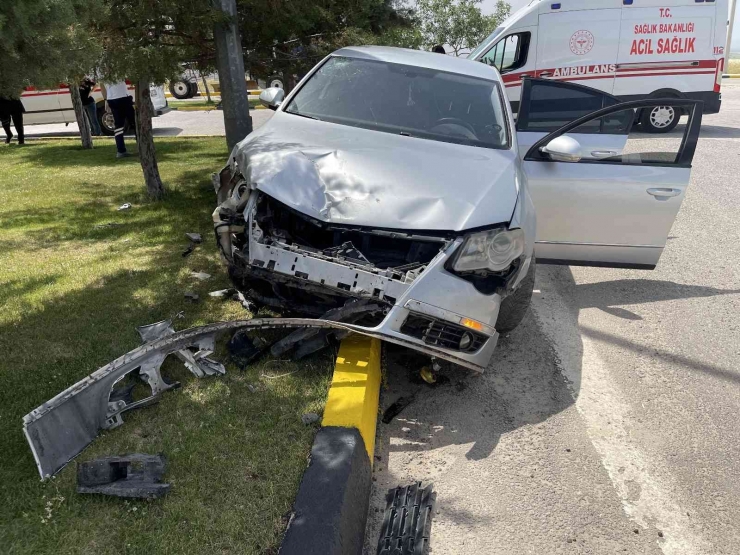 Ergani’de Trafik Kazası, 1 Yaralı