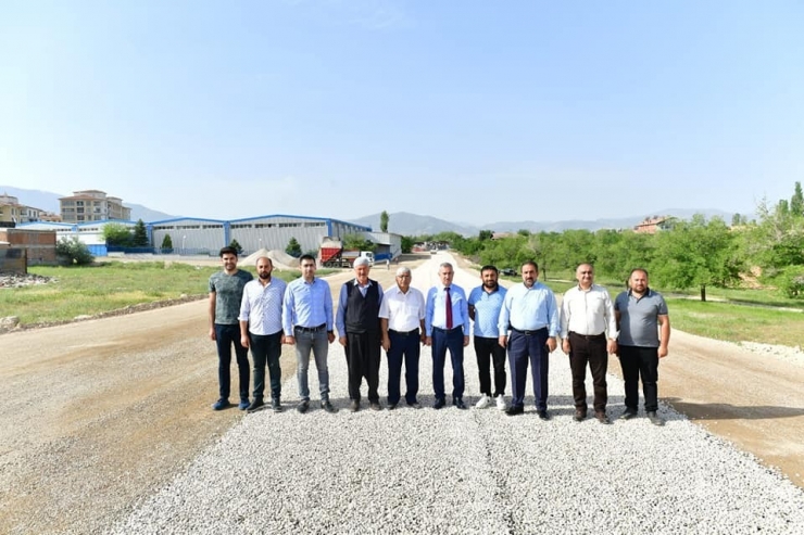 Başkan Çınar, Yol Düzenleme Çalışmalarını İnceledi