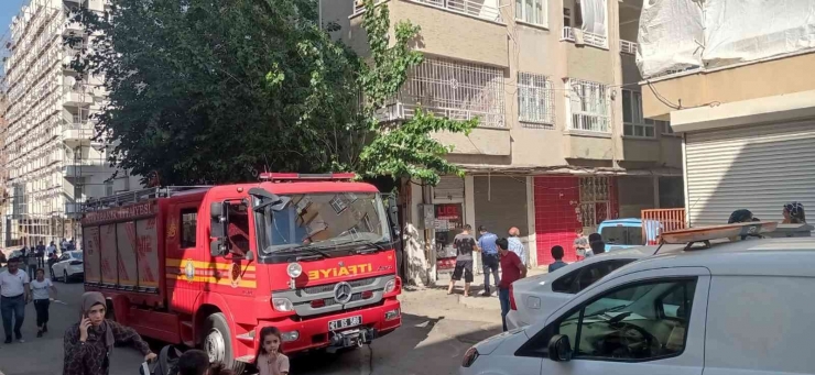 Diyarbakır’da Kombi Alev Aldı, Faciadan Dönüldü