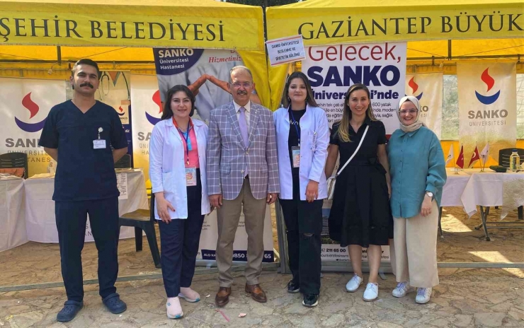 Sanko Üniversitesi “sağlıklı Yaşam Festivali”nde