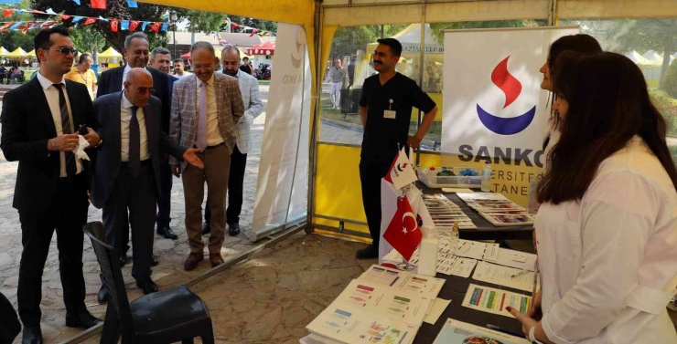 Sanko Üniversitesi “sağlıklı Yaşam Festivali”nde