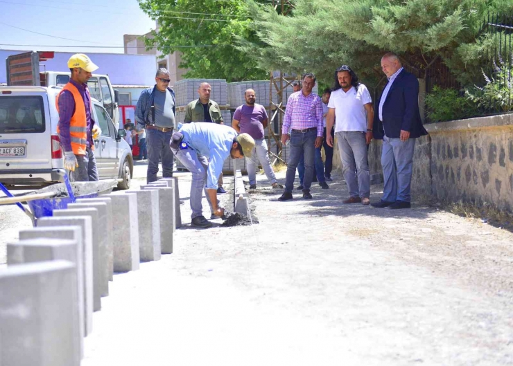 Ceylanpınar’da 1 Kilometrelik Yürüyüş Yolu Çalışması