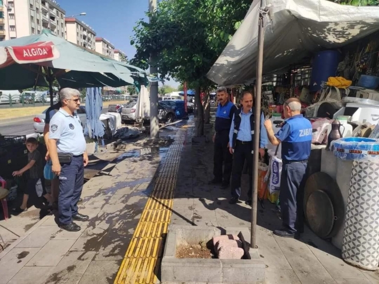 Bağlar Belediyesi Zabıta Ekipleri Denetimde