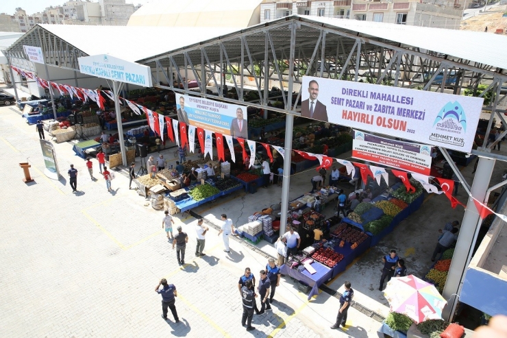 Eyyübiye’de Semt Pazarı Ve Zabıta Merkezi Açıldı