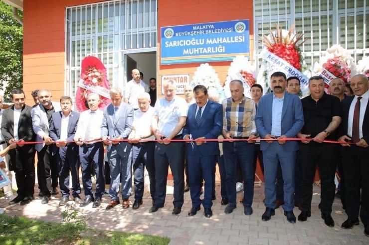 Battalgazi’de Muhtar Evi Hizmete Girdi