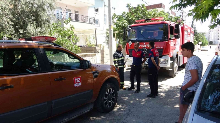 Çatıda Yapılan Ev Ekmeği Yangına Neden Oldu