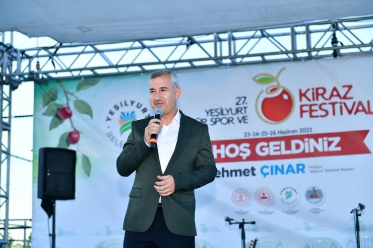 27.yeşilyurt Kültür, Spor Ve Kiraz Festivali Start Aldı