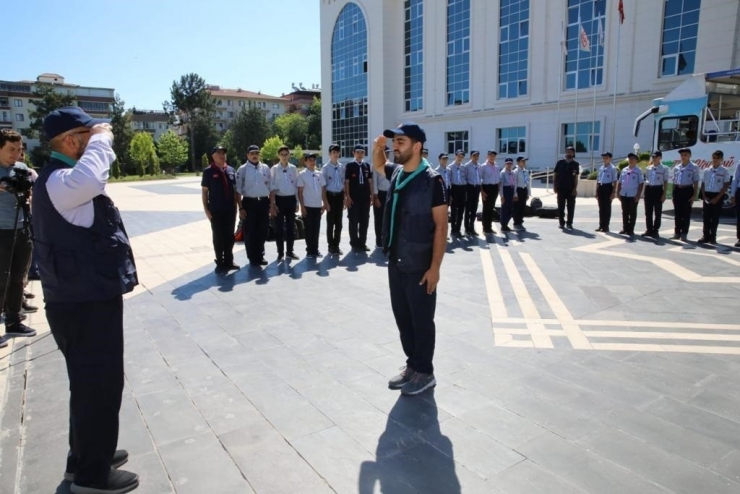 İspendere Şifalı İçmelerinde İzcilik Kampı