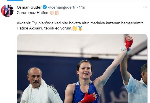 Milli Boksör Akbaş’a Bir Madalya Da Akdeniz Oyunları’nda