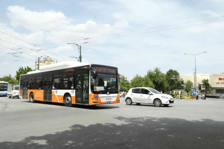 Gaziantep’te Toplu Taşıma 5 Gün Boyunca Ücretsiz Olacak