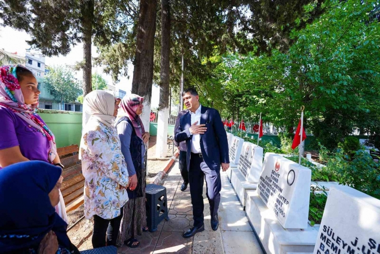 Başkan Fadıloğlu, Şehitlik Ziyareti