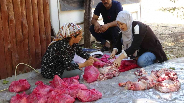 Diyarbakır’da Kestikleri 41 Kurbanı 350 Aileye Dağıttılar