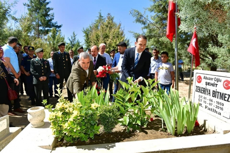 15 Temmuz Şehidi Kabri Başında Dualarla Anıldı