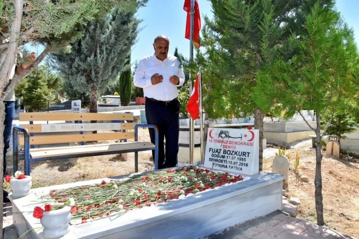 Zelyurt, 15 Temmuz Şehidi Bozkurt’un Kabrini Ve Ailesini Ziyaret Etti