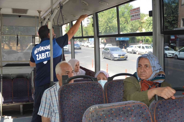 Diyarbakır’da Toplu Taşıma Araçlarında Klima Denetimleri Sürüyor