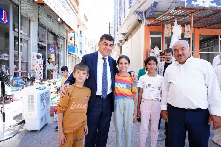 Fadıloğlu İle Yüksel, Karacaoğlan Sakinlerini Ziyaret Ettiler