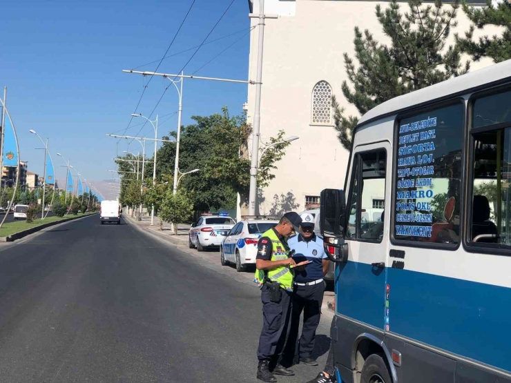 Malatya’da Toplu Taşımada Denetim