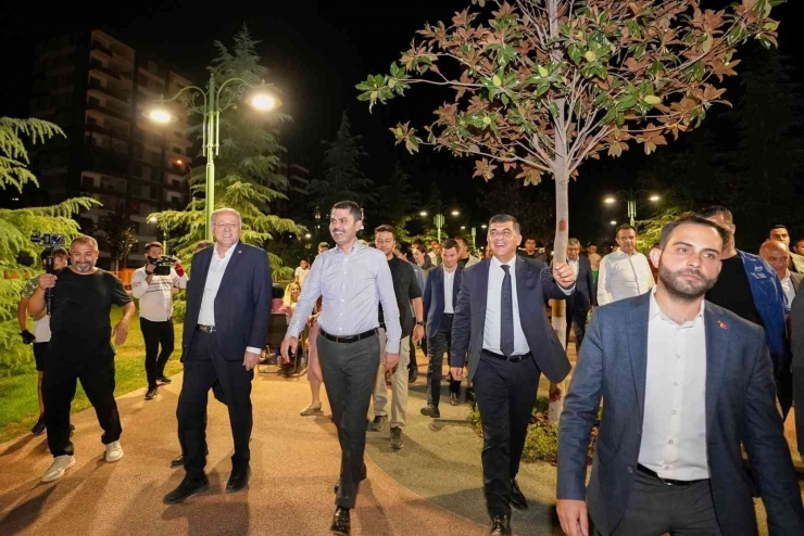 Bakan Kurum, Şehitkamil Vadi Park’ı Yerinde İnceledi