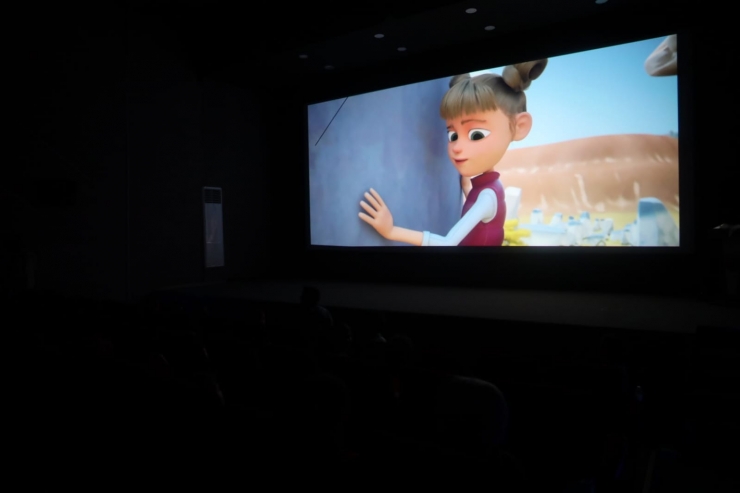 Başkan Beyazgül Çocukların Sinema Sevincine Ortak Oldu