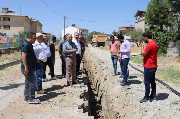 Lice’de Altyapı Ve İçme Suyu Çalışmaları Sürüyor