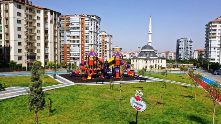 Şehit Ramazan Günaydın Parkına Modern Donatılar