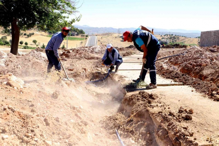 Kocaköy Millet Bahçesi’nde Çalışmalar Sürüyor