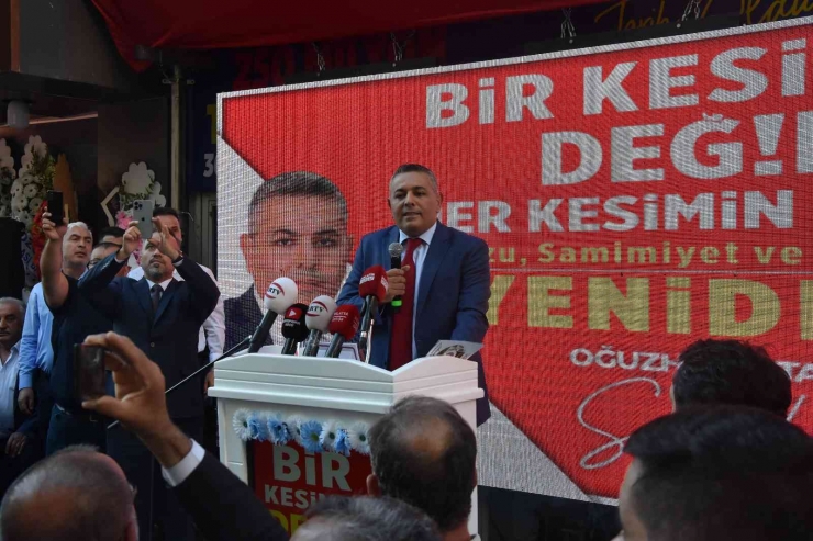 Mtso Başkanı Sadıkoğlu’nun Seçim Ofisi Açıldı