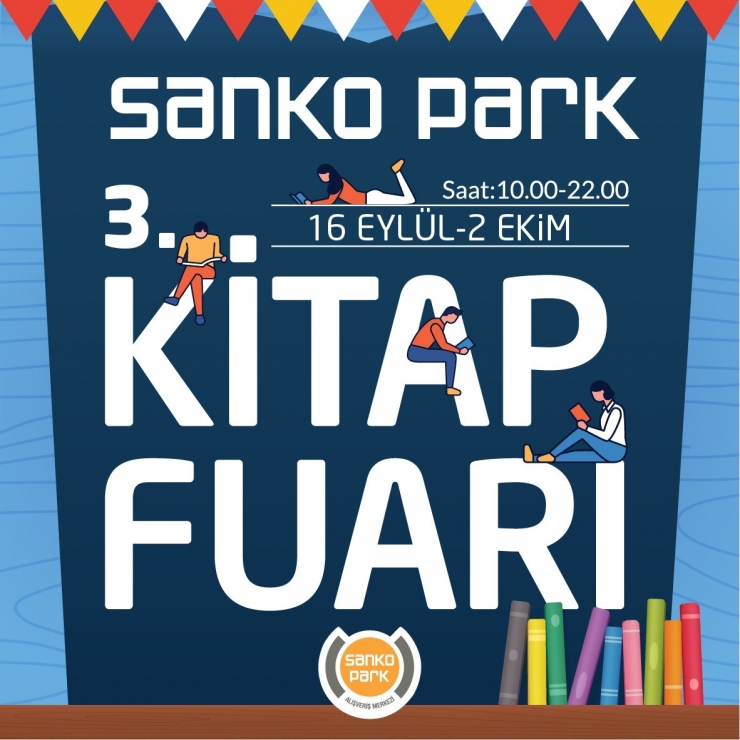 Sanko Park Alışveriş Merkezi 3. Kitap Fuarı Başlıyor