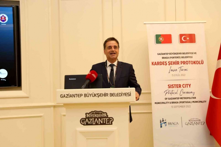 Gaziantep’in 24 Üncü Kardeş Şehri Braga Oldu