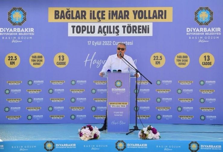 Bağlar İlçesinde 13 Caddenin Açılışı Yapıldı