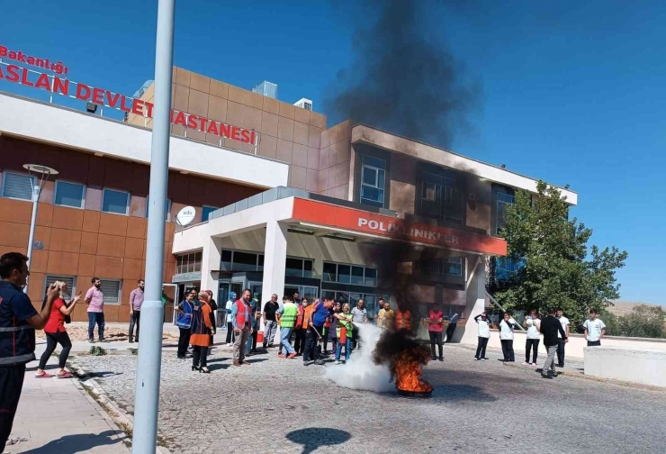 Hastanelerde Tatbikatlara Ağırlık