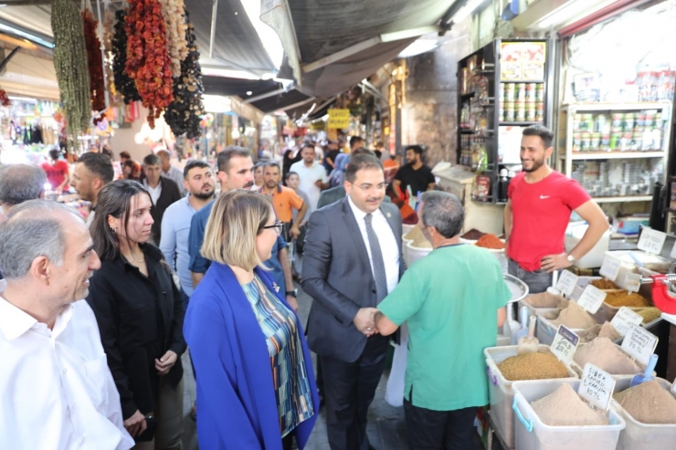 Canpolat Esnaf Odaları Ve Çarşı Esnafıyla Bir Araya Geldi