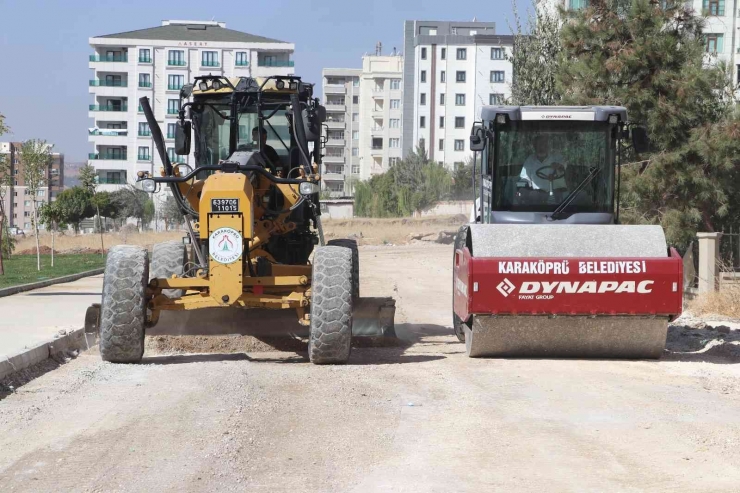 Karaköprü’de Yol Ağı Genişliyor