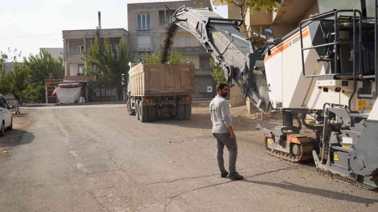 Fatih Mahallesinde Asfalt Öncesi Hazırlık Çalışması