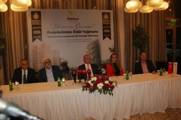 Malatya Girişim Grubu’nun 2 Projesine European Property Awards’tan Ödül