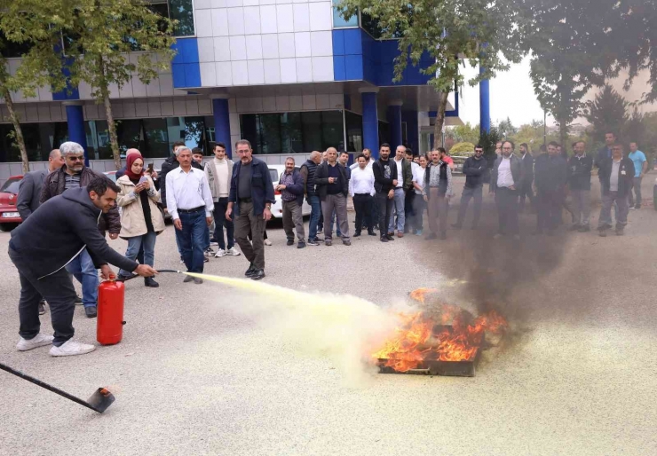 Gaün Personeline Yangın Eğitimi