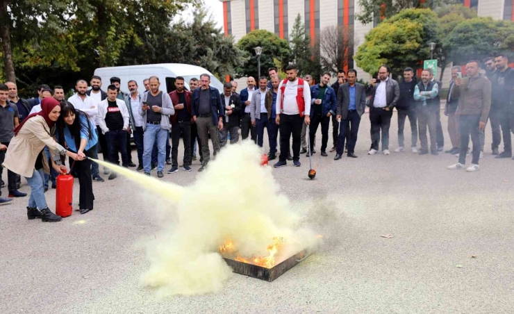 Gaün Personeline Yangın Eğitimi