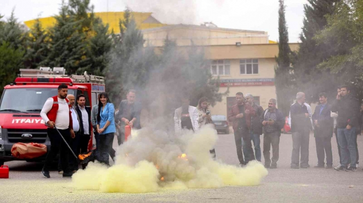 Gaün Personeline Yangın Eğitimi