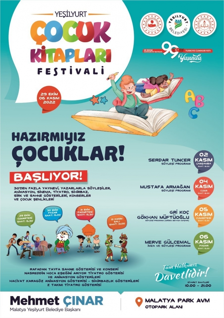 Yeşilyurt’ta, Çocuk Kitapları Festivali