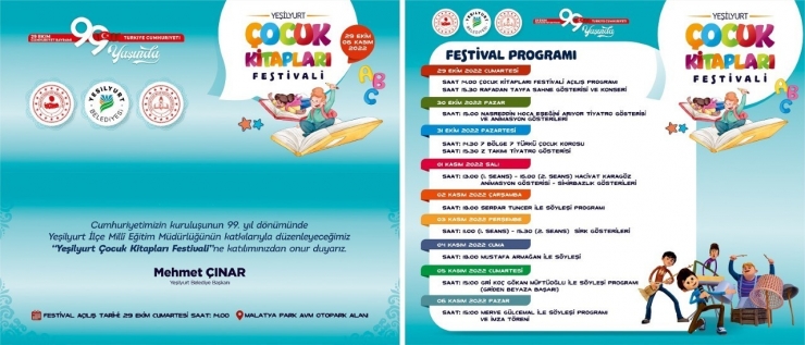 Yeşilyurt’ta, Çocuk Kitapları Festivali